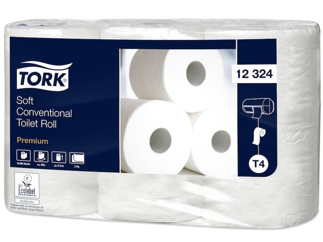 Tork Premium Toiletpapier Rol T Laags Vel Wit