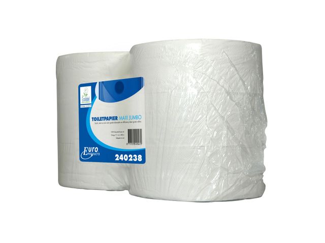 Euro Products Maxi Jumbo Toiletpapier Laags Eco Rol