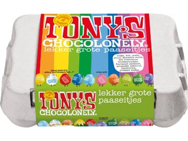 Tony S Chocolonely Doosje Met Eitjes Assorti G Discountoffice Nl