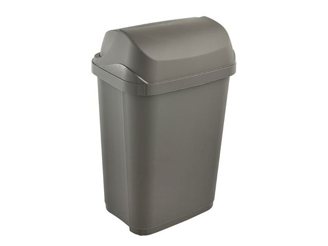 Vepa Bins Rasmus Eco Line Afvalbak Met Roldeksel Liter Grijs