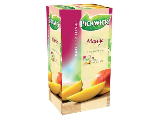 Thee Pickwick Mango Zakjes Van Gr Discountoffice Nl