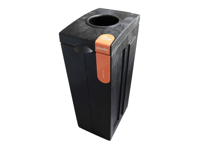 Vepa Bins Afvalscheidingsmodule Bonton Met Inwerpopening 70 Liter Grijs