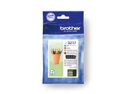 Brother LC-3217 Inktcartridge Set Zwart + Kleur Voordeelpak