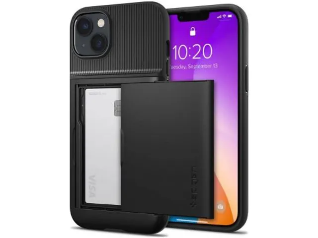 Spigen Slim Armor CS Hardcase voor Apple iPhone 14 Zwart