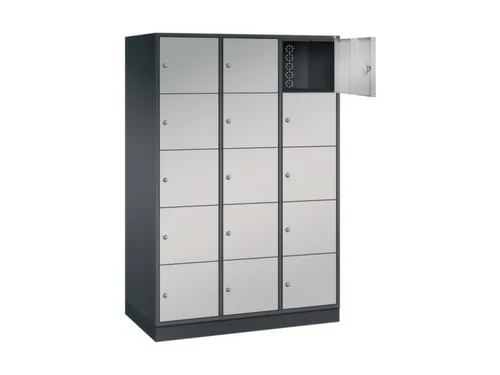 grootvolume-lockersysteem,HxBxD 1950x1220x600mm,3x5vakken,cil.-slot
