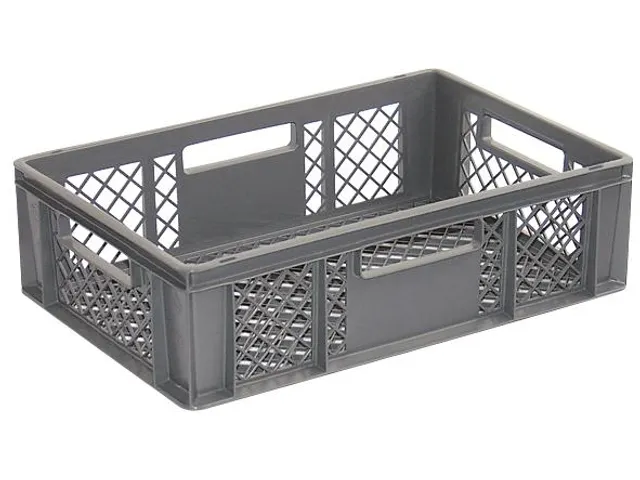 Euronorm Stapelkrat Pe 170x600x400mm 33liter Open Grijs