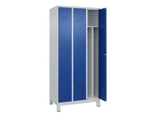 locker voor scheiding van kleding,HxBxD 1950x900x500mm,3vak