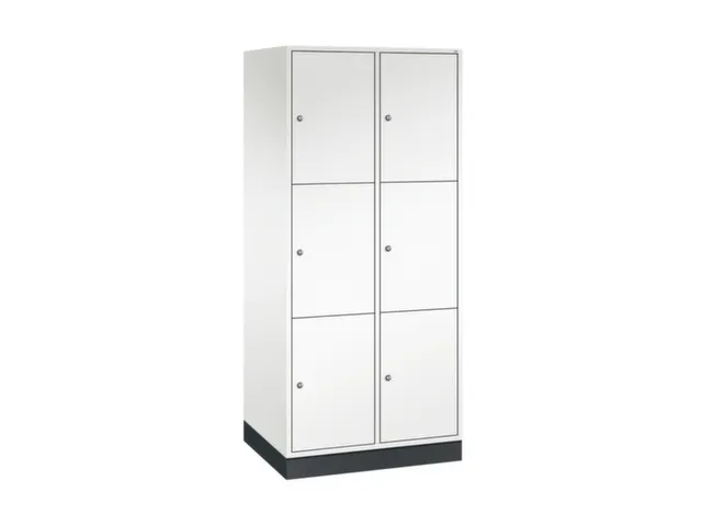 armoire multicases grand volume,HxlxP 1950x820x600mm,2x3compartiments