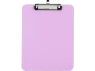 Klemplaat Pastel A4 Polystyreen assorti Paars of groen - 6
