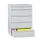 ladekast HxBxD 1000x1023x600mm 5laden slot RAL7035 front RAL5010