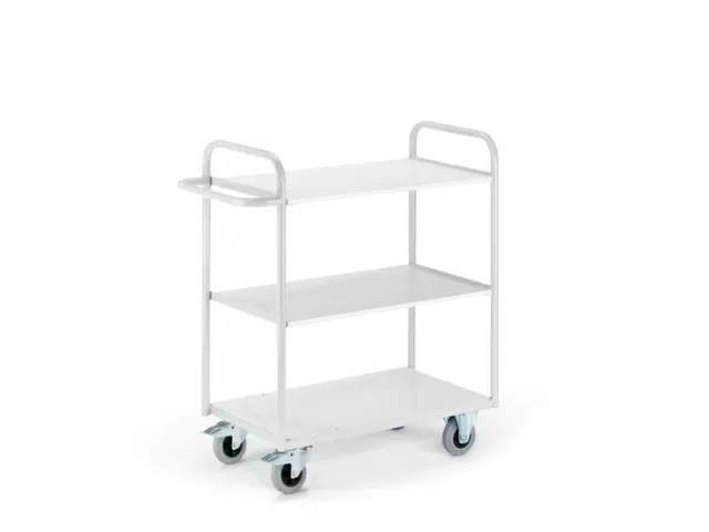 dossierwagen,draagverm. 150kg,3etage(s),laadvl. LxB 1000x500mm,RAL7035
