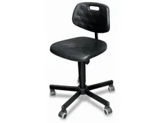 Werkplaatsstoel 500-620mm Pu-Zitting Zitneigingsverstelling Wielen