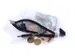 Trousse Foldersys A6 PVC transparent avec fermeture éclair noire 2 co