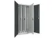 armoire verticale,HxlxP 1950x1000x600mm,RAL7035,face avant RAL7016
