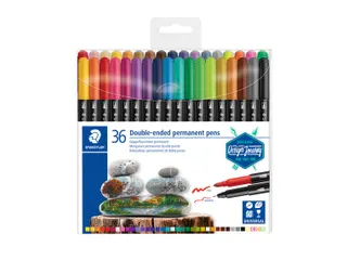 Permanent Viltstift Staedtler 3187 Design Journey dubbele punt assorti - 1