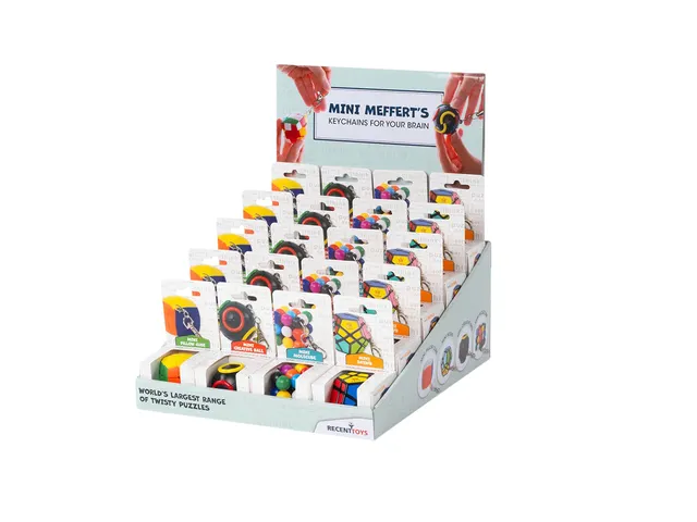 Meffert mini keychain puzzel display 20 stuks