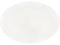 Randen Ovaal Wit 17x24 cm Wit doos 8x250st