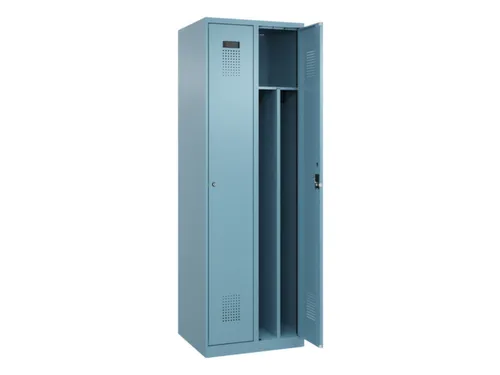 locker voor scheiding van kleding,HxBxD 1850x600x500mm,2vak