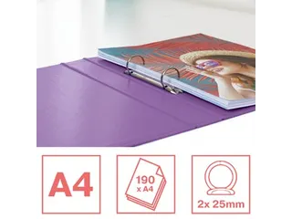 Colour'Breeze ringmap 2 rings PP A4 lavendel - 3