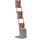 vouwbaar folderrek v. 5xDIN A4 plank(en) transparant aluminium