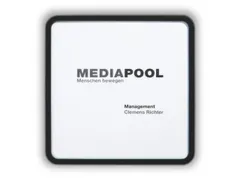 Deurbordje 155x155x12mm Polycarbonaat-Raampjes Abs-Kunststof-Frame