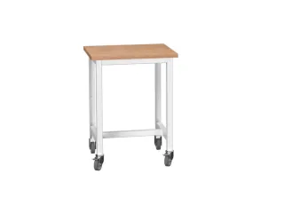 werkbank,verrijdbaar,HxBxD 930x700x600mm,multiplexblad,RAL7035,4wielen - 1
