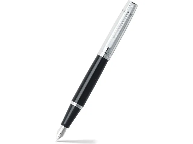 Vulpen SHEAFFER 300 E9314 F Black barrel chrome cap chrome plated