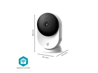 Beveiligingscamera Nedis Smartlife Wifi indoor 3MP Full HD 1296p wit - 5