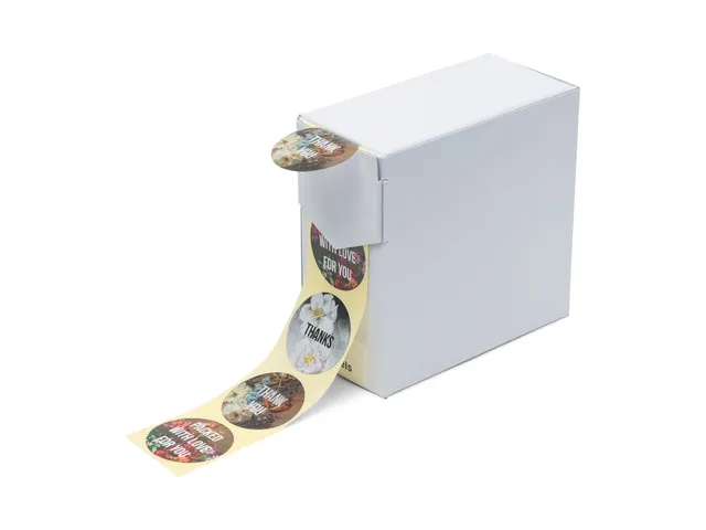 Sluitzegel op Rol FC Metallic 35mm Thanks