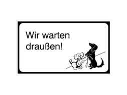 aanwijzingsbord,Geen toegang voor honden!,PVC,wit,om te verlijmen