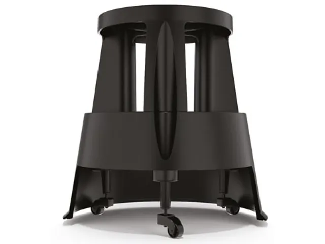 Tabouret Comfort, en plastique, noir