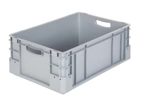 Stapelkrat Pp Hxlxb 220X600X400Mm 40L Grijs