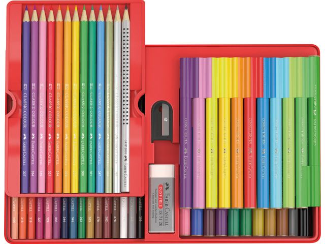 Faber-Castell feutres métalliques, 12 pièces, assorties