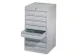 Ladenkast 900x500x500mm 8 Laden Uitschuifbaar Glijgeleiding Ral7035