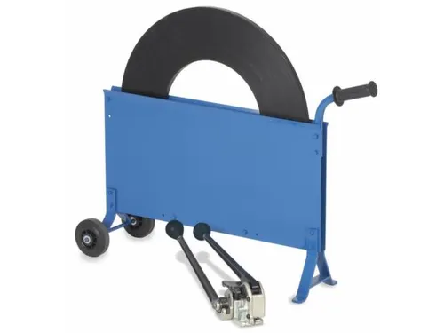 Omsnoeringsband Staal 16Mmx400M Met Waslaag Blauw