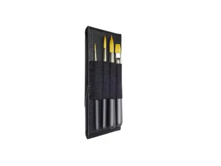 Penselenset Zahn Travel Buddy 4-delig - 2