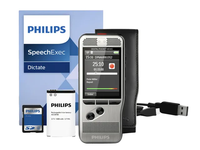 Dicteerapparaat Philips Pocket Memo DPM6000