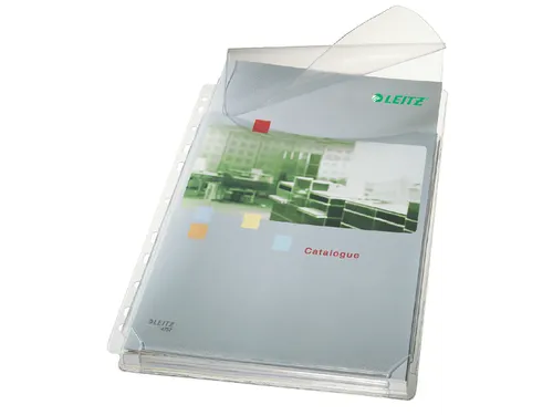 Showtas Leitz 4757 A4 11-gaats PVC 0.17mm glad met klep