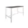 Domino Basic statafel 120x80cm 110cm Logan Eik 25mm Wit