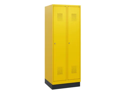 schoollocker,HxBxD 1630x600x500mm,2vak,vak B 300mm,cil.-slot,sokkel