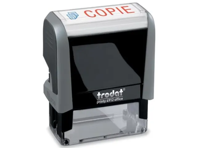 Trodat Tekststempel Printy Line Copie rood blauw