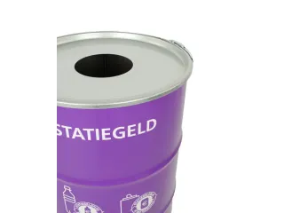 The BinBin Afvalbak Statiegeld met inwerpopening 200 Liter Paars - 2