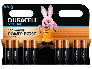 Batterij Duracell Optimum 8xAA Alkaline 1.5V - 1