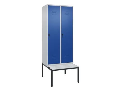 locker voor scheiding van kleding,HxBxD 2120x800x815mm,2vak
