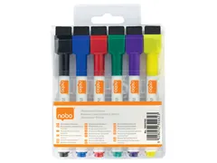 Nobo droog uitwisbare mini markers assorti