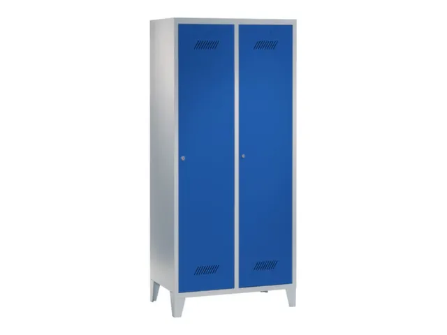 locker,HxBxD 1850x800x500mm,2vak,vak B 400mm,RAL7035,front RAL5010