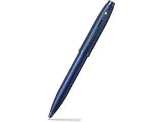 Balpen Sheaffer 100 E9371 Satin blue PVD blue - 1