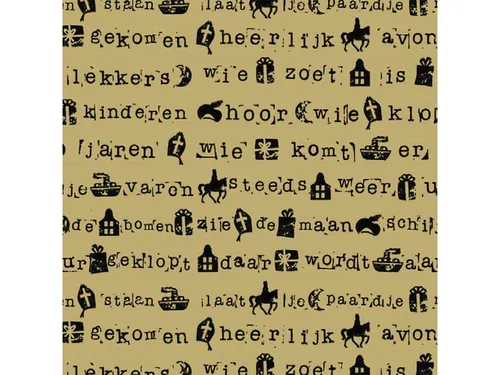 Cadeaupapier Kangaro Sint assorti 70 x 200 cm, 60 rol