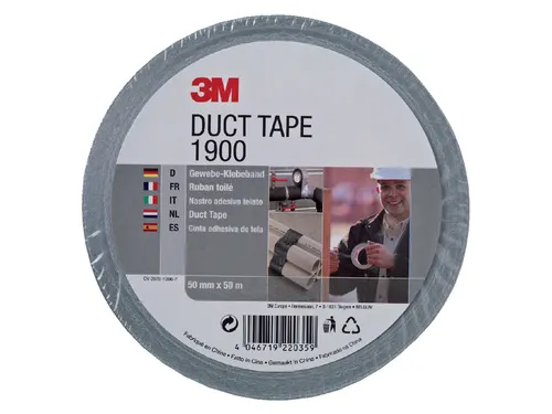 Duct tape 3M 1900 50mmx50m zilver