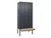 locker voor scheiding van kleding,HxBxD 2120x900x815mm,3vak